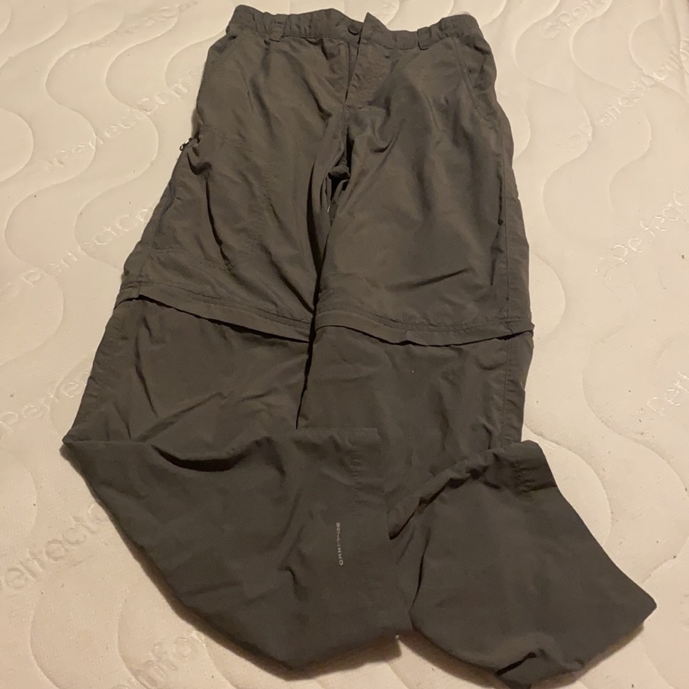 Columbia Boys Size Large 14/16 Omni-Shade Convertible Pants/Shorts